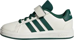 adidas Unisex-Child Grand Court 2.0 Elastic Lace & Strap Sneaker