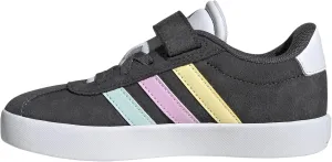 adidas Unisex-Child Vl Court 3.0 Elastic Lace Sneaker, EU