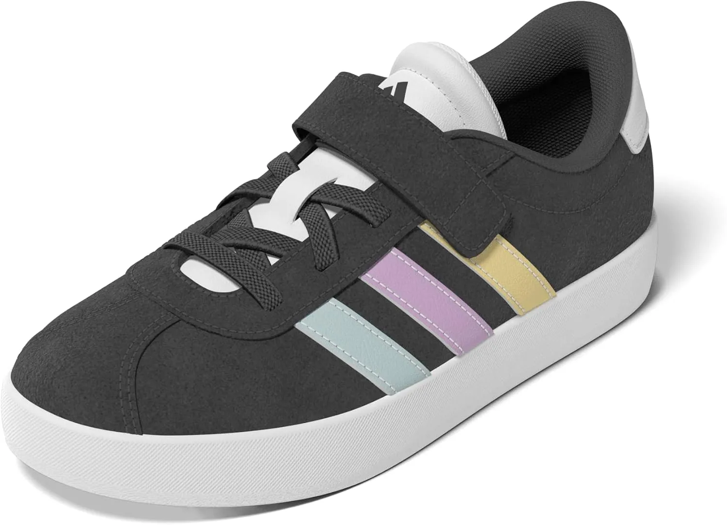 adidas Unisex-Child Vl Court 3.0 Elastic Lace Sneaker, EU