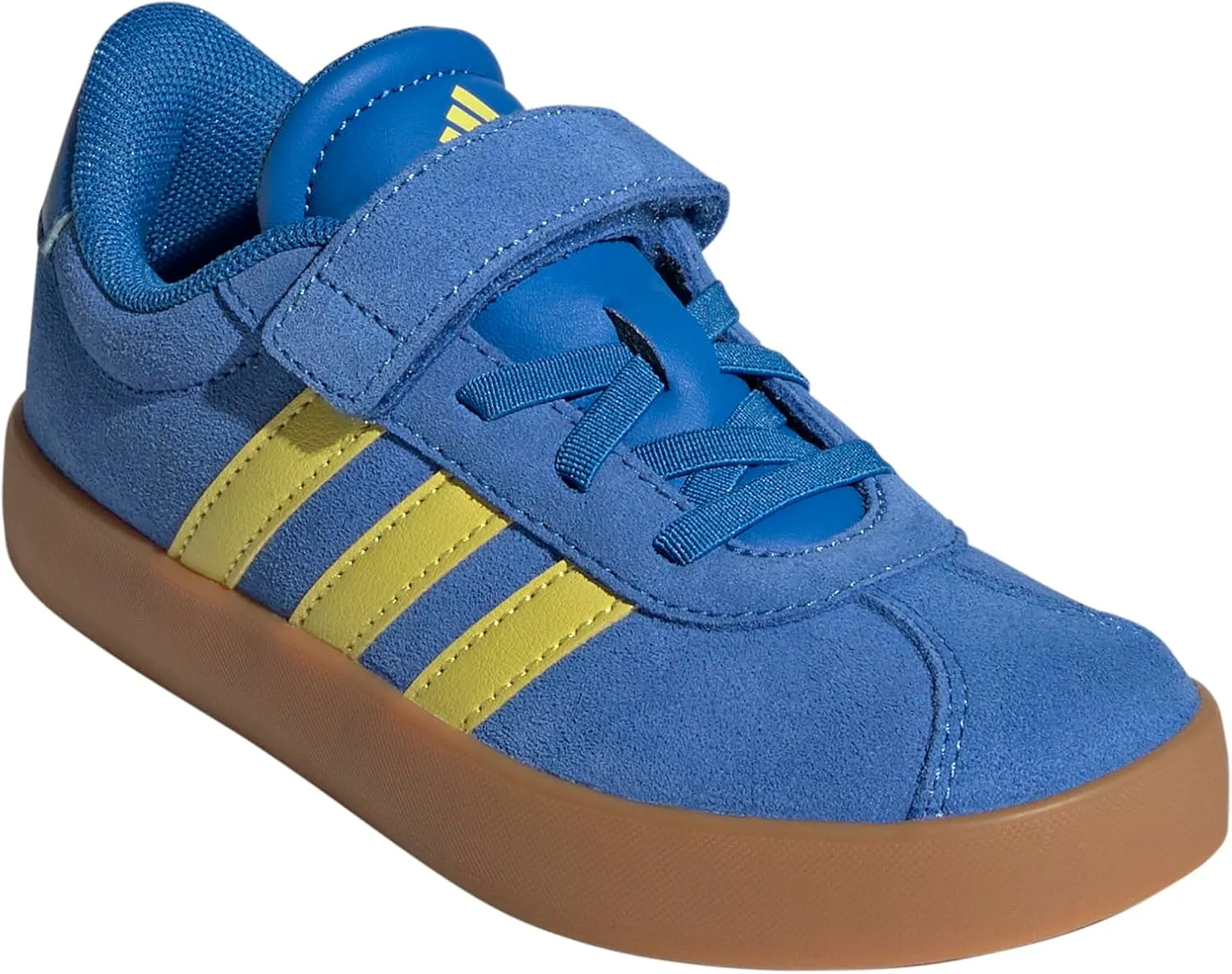 adidas Unisex-Child Vl Court 3.0 Elastic Lace Sneaker, EU