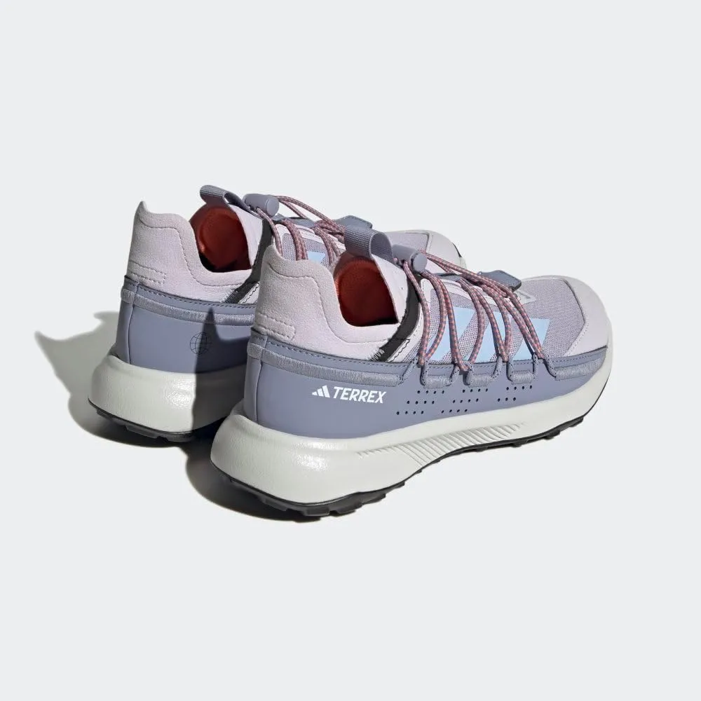 adidas Womens Terrex Voyager 21 Canvas Hiking Hiking Sneakers Shoes - Purple