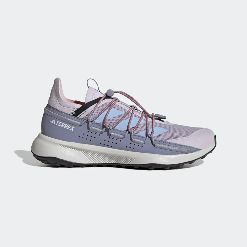 adidas Womens Terrex Voyager 21 Canvas Hiking Hiking Sneakers Shoes - Purple