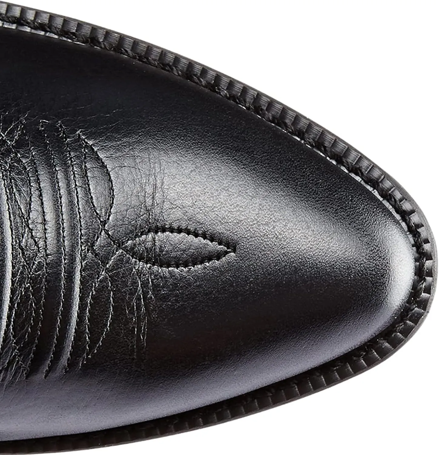 ADMLZQQ Mens Classic Durable Round Toe Embroidered Western Rodeo Cowboy Boots