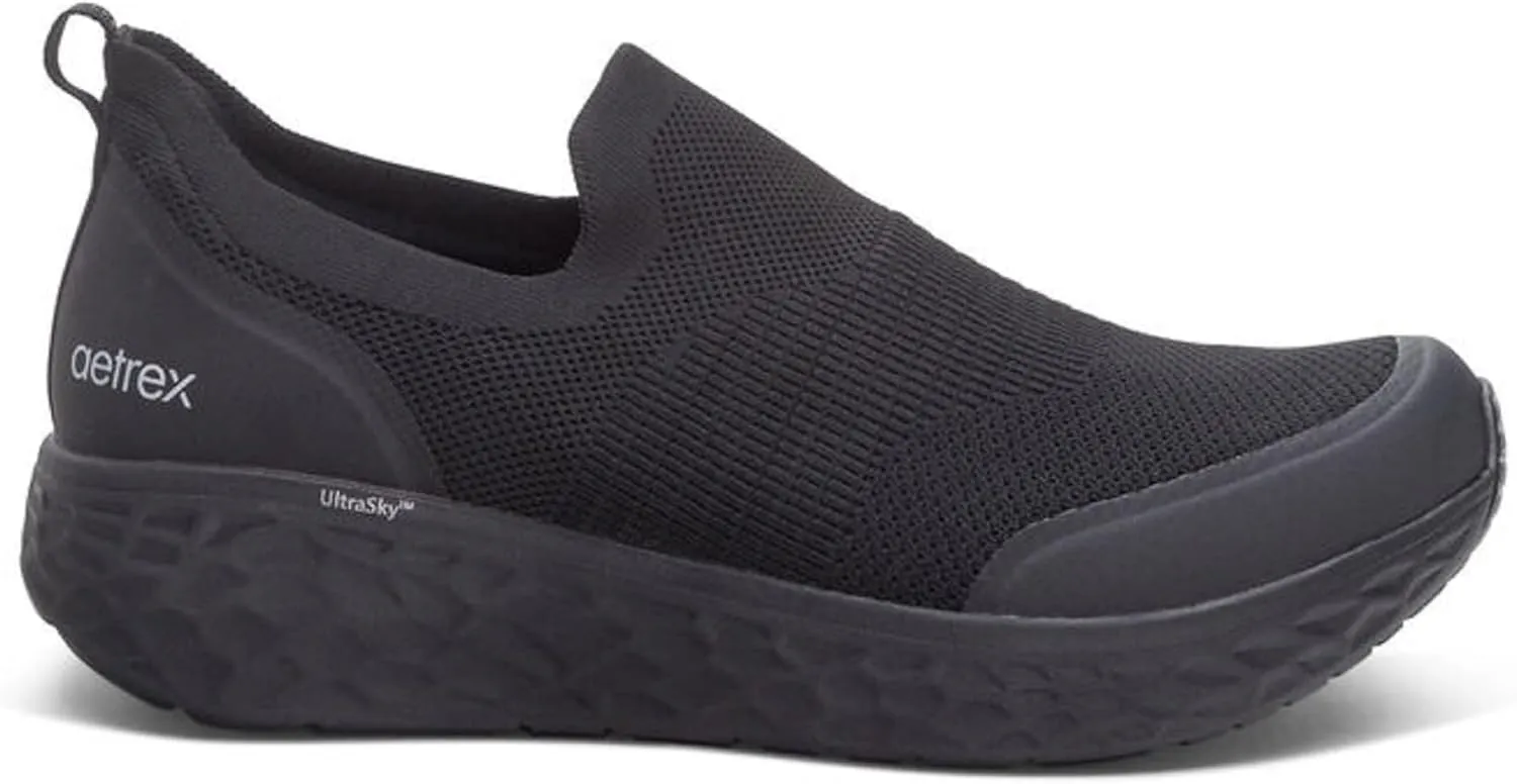 Aetrex Chase Orthopedic Arch Support Sneakers for Men - Plantar Fasciitis Relief Comfortable Mesh Adjustable Laces Mens Sneakers