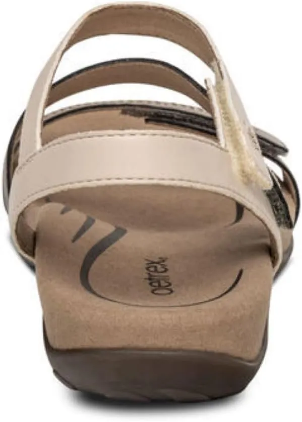 Aetrex Women's Gabby Orthopedic Strappy Sandals for Women - Adjustable Open Toe Arch Support Fashion Womens Sandals