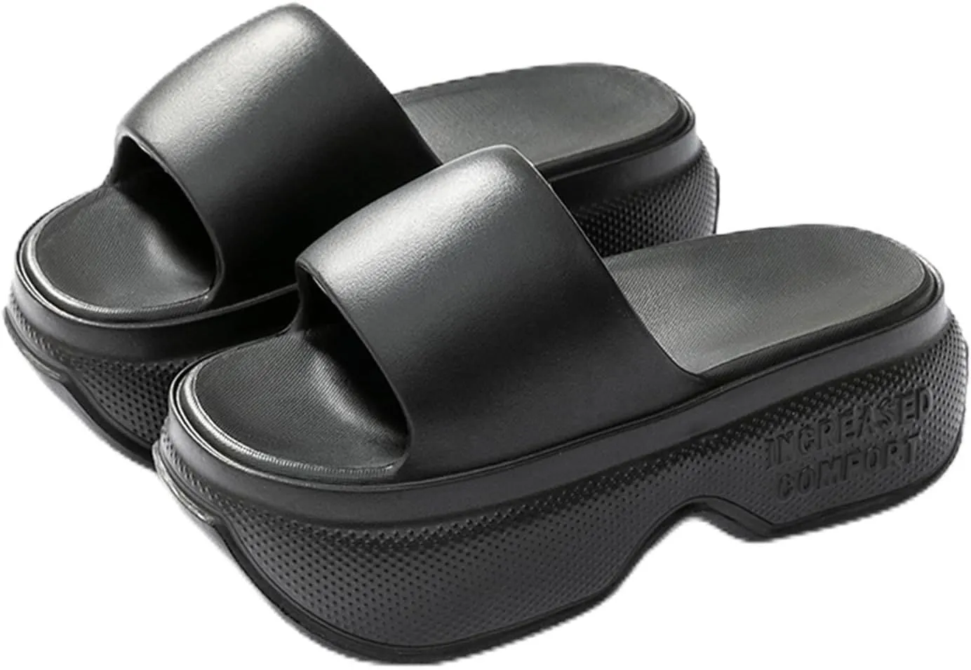 Alexis Leroy Casual Slippers for Women House Indoor Slides Bathroom Shower Sandals Lightweight Cushioned Thick Sole Easy to Clean