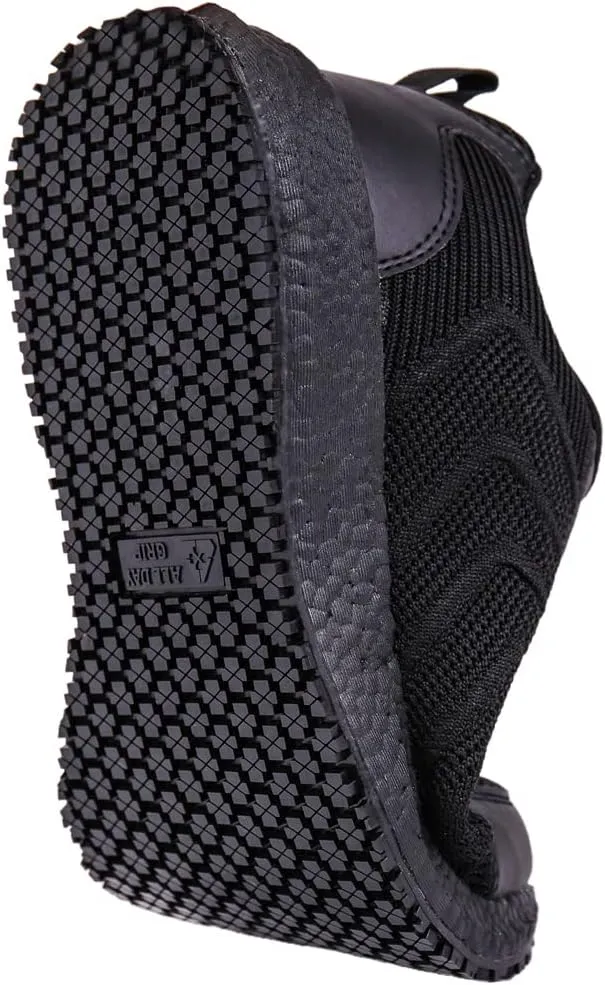 ALL DAY GRIP Men's Comfortable and Ultra Slip Resistant Shoes. Non Slip Work Sneakers for Healthcare and Food Service Workers