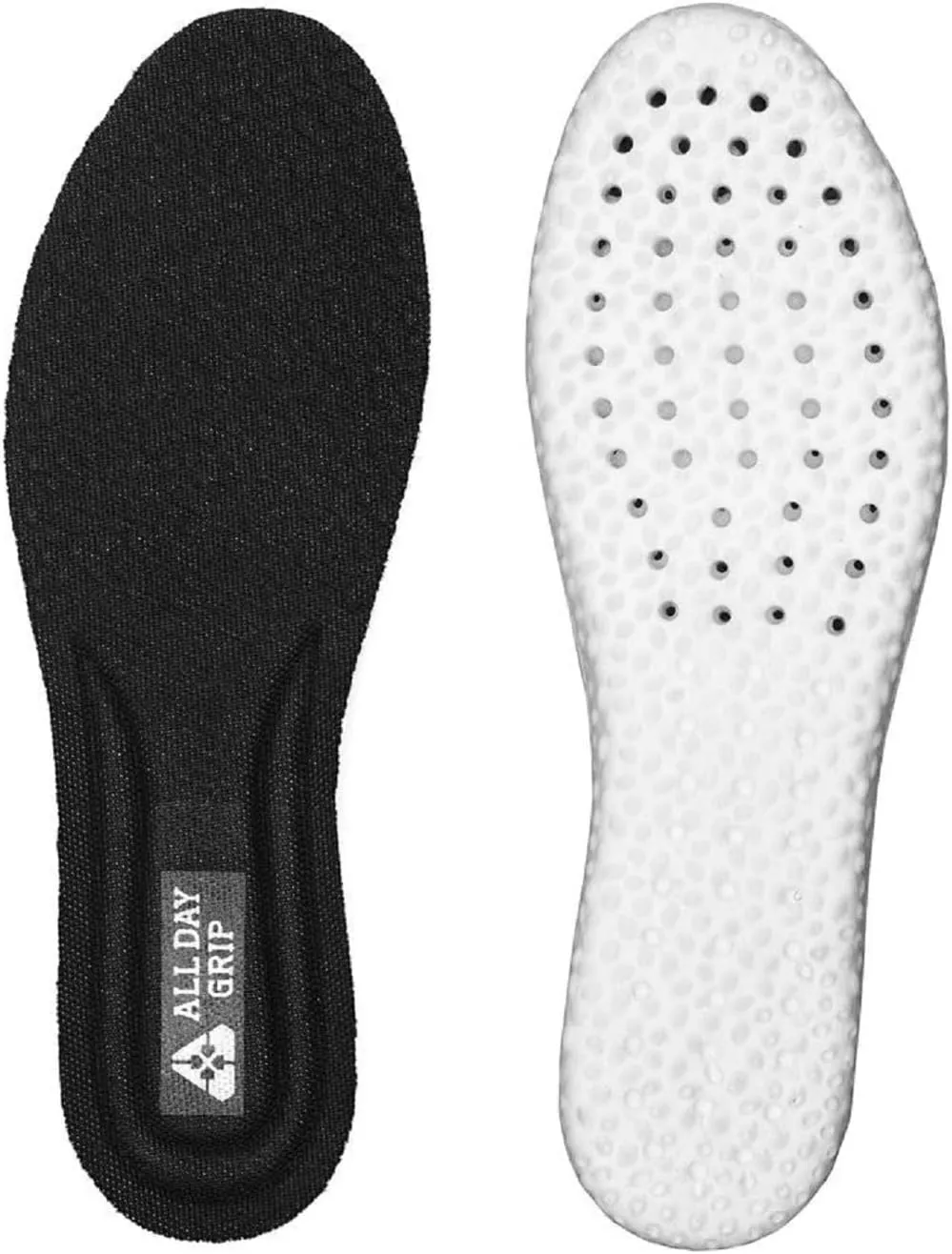 ALL DAY GRIP Men's Comfortable and Ultra Slip Resistant Shoes. Non Slip Work Sneakers for Healthcare and Food Service Workers