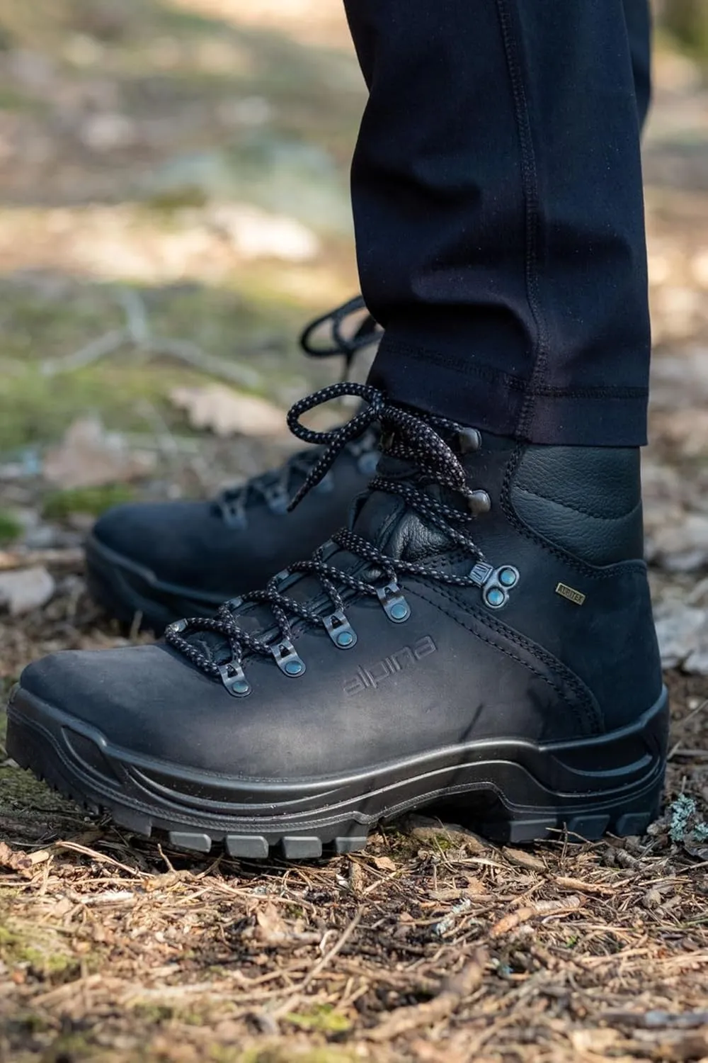 Alpina TUNDRA Men's Boots | Waterproof Leather Ankle High Shoes | Premium Leather | Lightweight | Breathable Membrane | Slip Resistant | Hand Made in Europe
