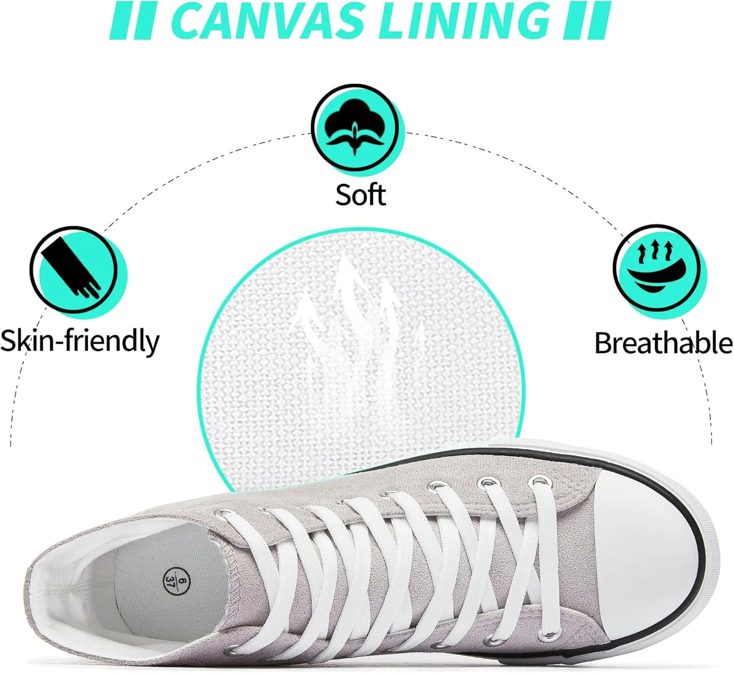 ALTOCIS Women's Comfortable Platform High Top Sneakers, Casual Mid Top Sneaker for Women, Cute Faux Suede Fashion Sneakers, Classic Lace Up Walking Shoes