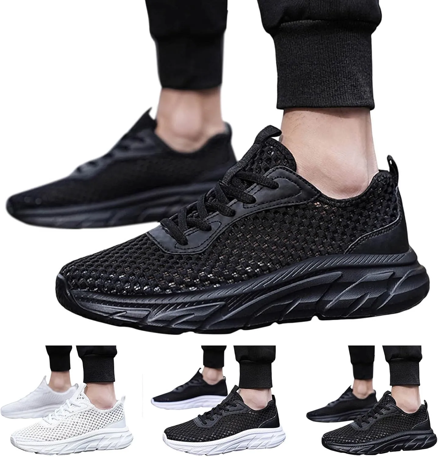 Arch Support Fitness Sneaker for Men Comfortable Breathable Stretch Canvas Slip On Sneaker Memory Foam Sneaker