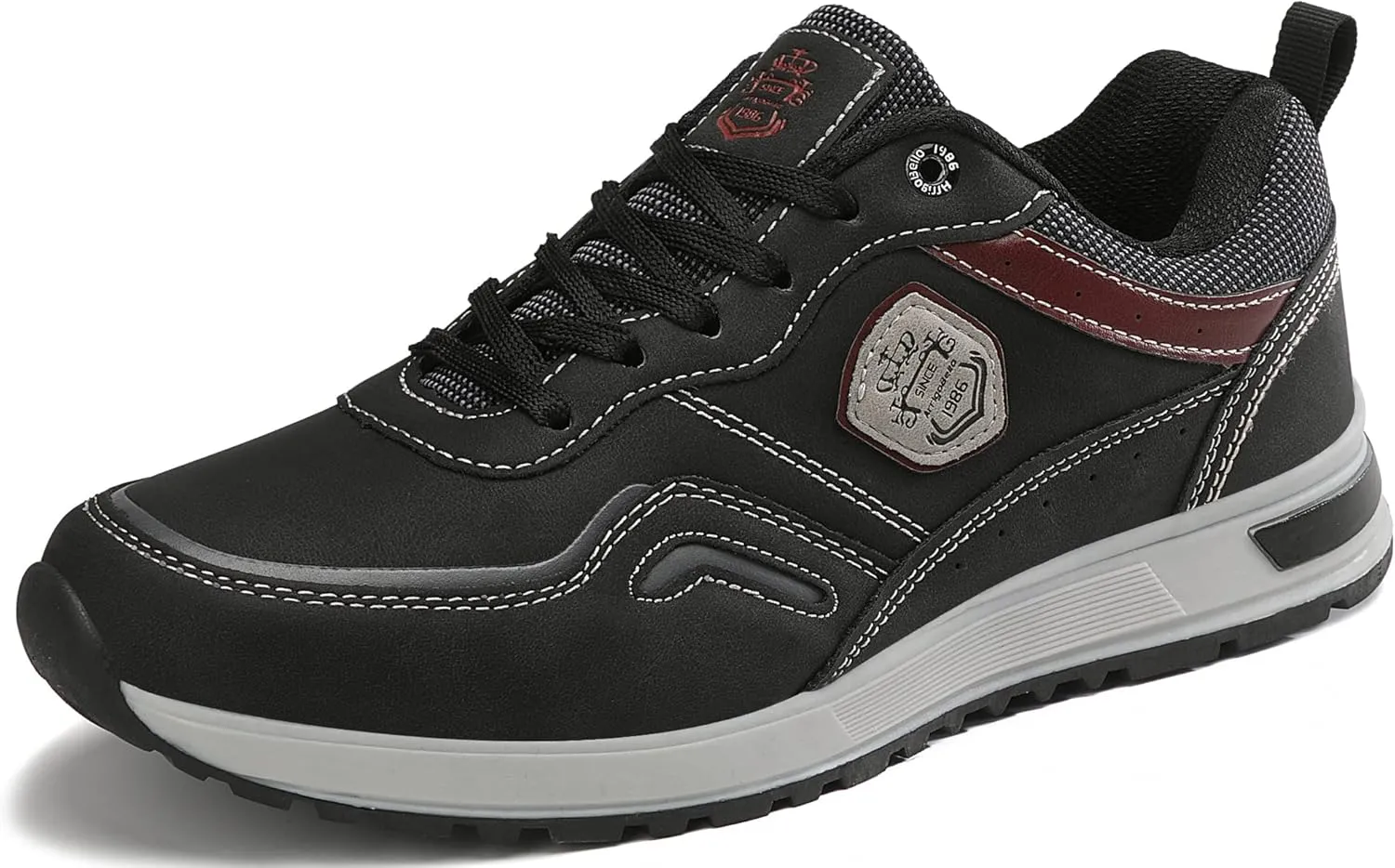 ARRIGO BELLO Men Shoes Casual Sneakers Fashion Low-Top Leather Non-Slip Walking Trainers Size 8-12