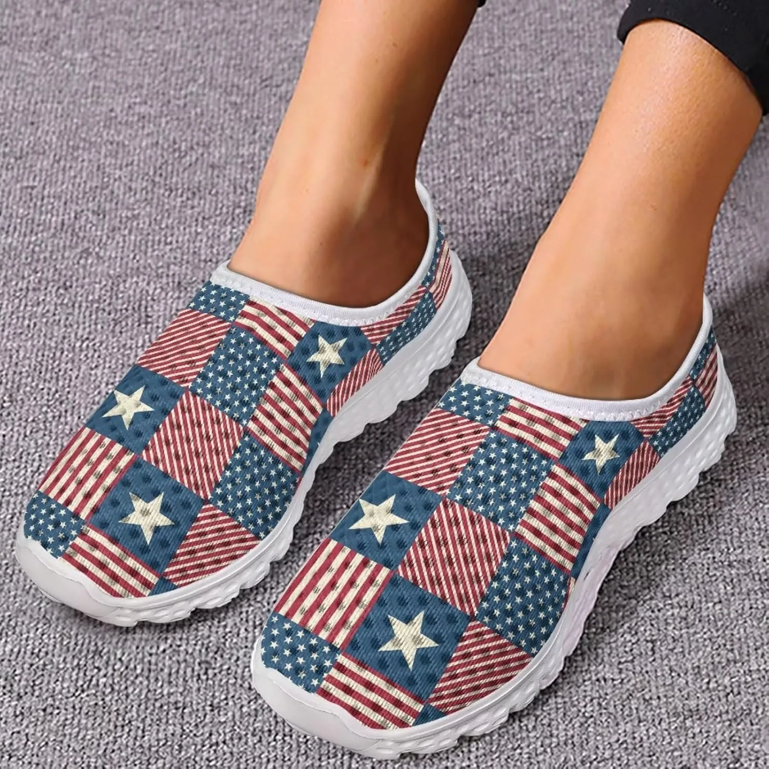 Athletic Tennis Sneakers Road Road Running Shoes US 5.5-11.5 Slip On Shoes for Women