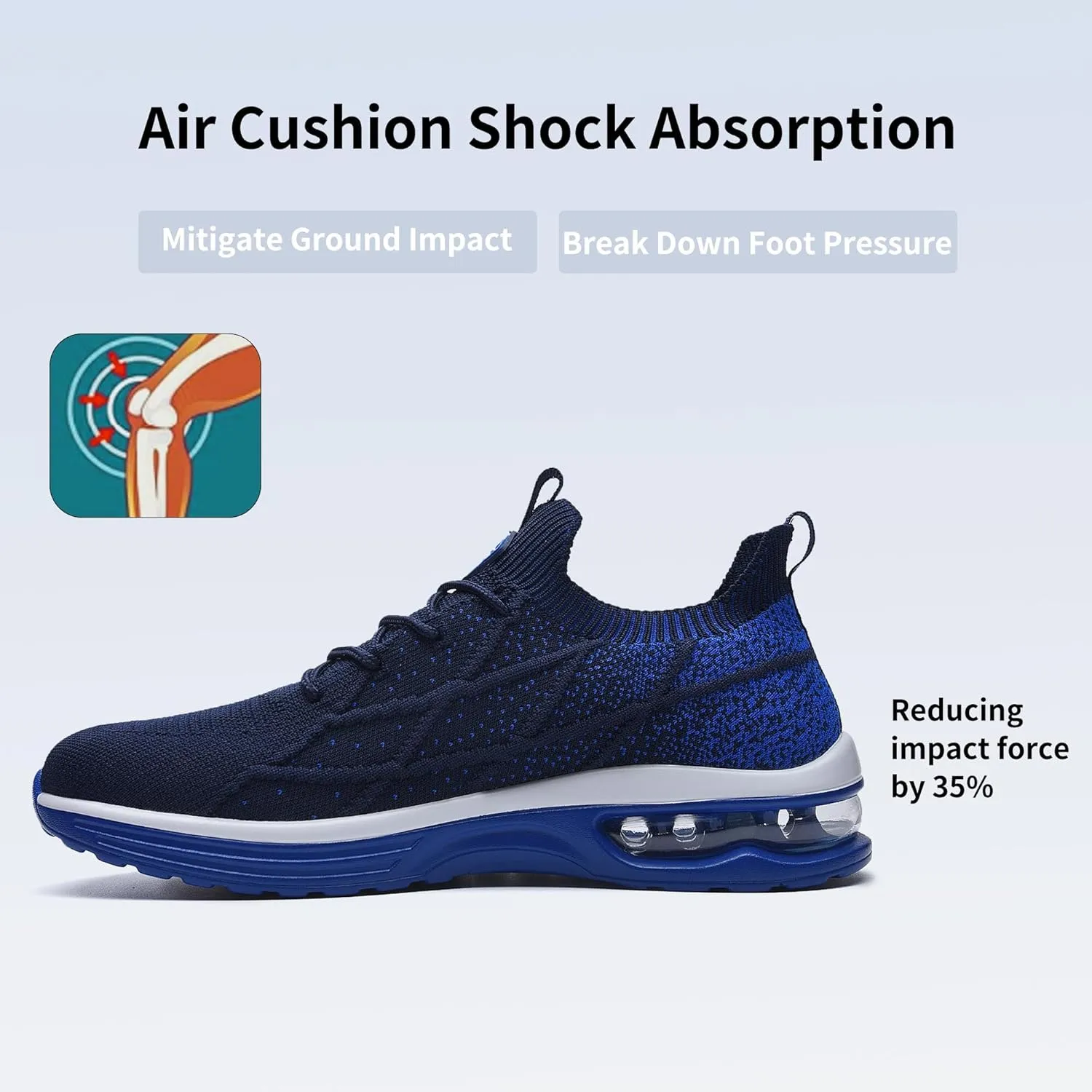 Autper Mens Tennis Shoes Slip On Running Shoes Air Sneakers for Men Gym Comfortable Breathable Non Slip Athletic Workout Cross Training Shoe US Size 7-13