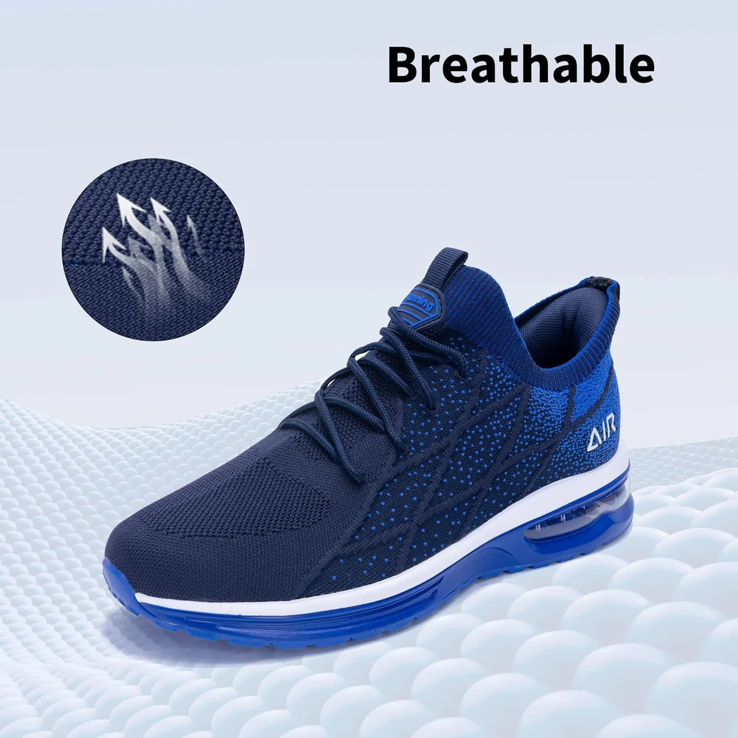 Autper Mens Tennis Shoes Slip On Running Shoes Air Sneakers for Men Gym Comfortable Breathable Non Slip Athletic Workout Cross Training Shoe US Size 7-13