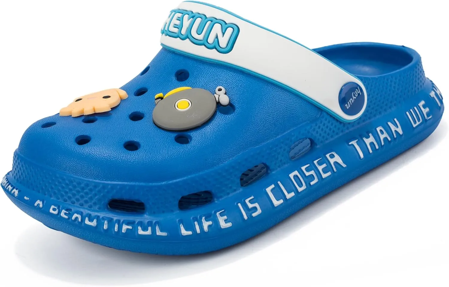 Azooken Kid's Cute Clogs Slides Boys Girls Slippers Beach Pool Shower Sandals Cartoon Garden Shoes(Toddler/Little Kids/Big Kids)