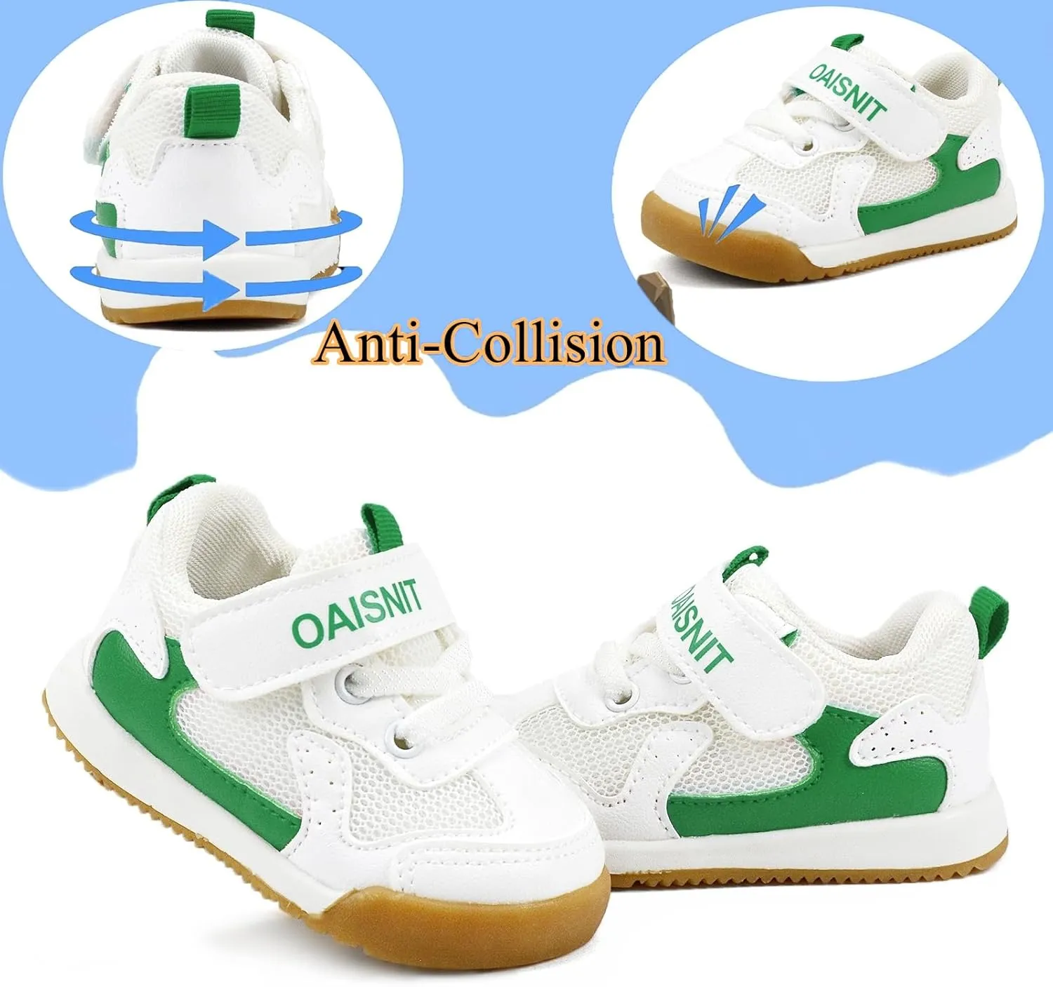Baby Boy Girl Shoes Toddler Lightweight Sneakers Non Slip Infant First Walking Shoes Trainers 6 12 18 24 Months