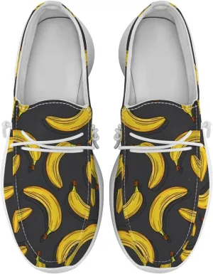 Banana Sneakers Women Men Loafers Slip-on Shoes Banana Gifts for Women Men