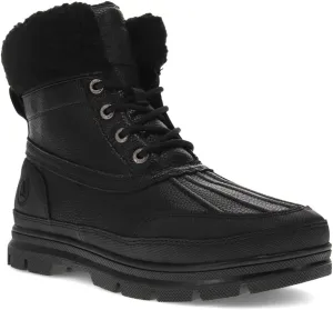 Bass Mens Vermont WX Rugged Outdoor Boot, Black Mono, 10 M