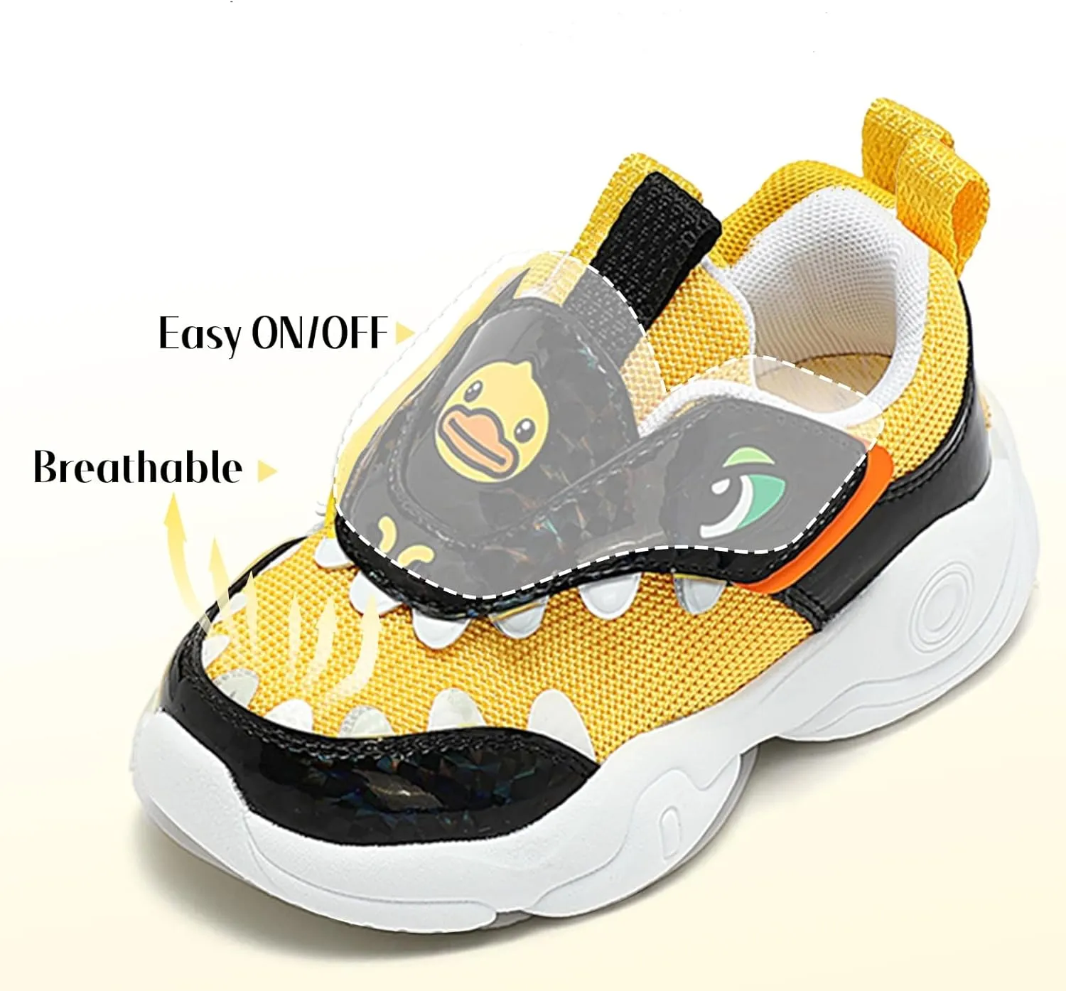 B.Duck Toddler Shoes for Girl and Boy [Toddler 4-Toddler 12] Kids Shoes Toddler Sneakers Girls Shoes Toddler Running Shoes Toddler Sneakers for Toddler/Little Kid Shoes