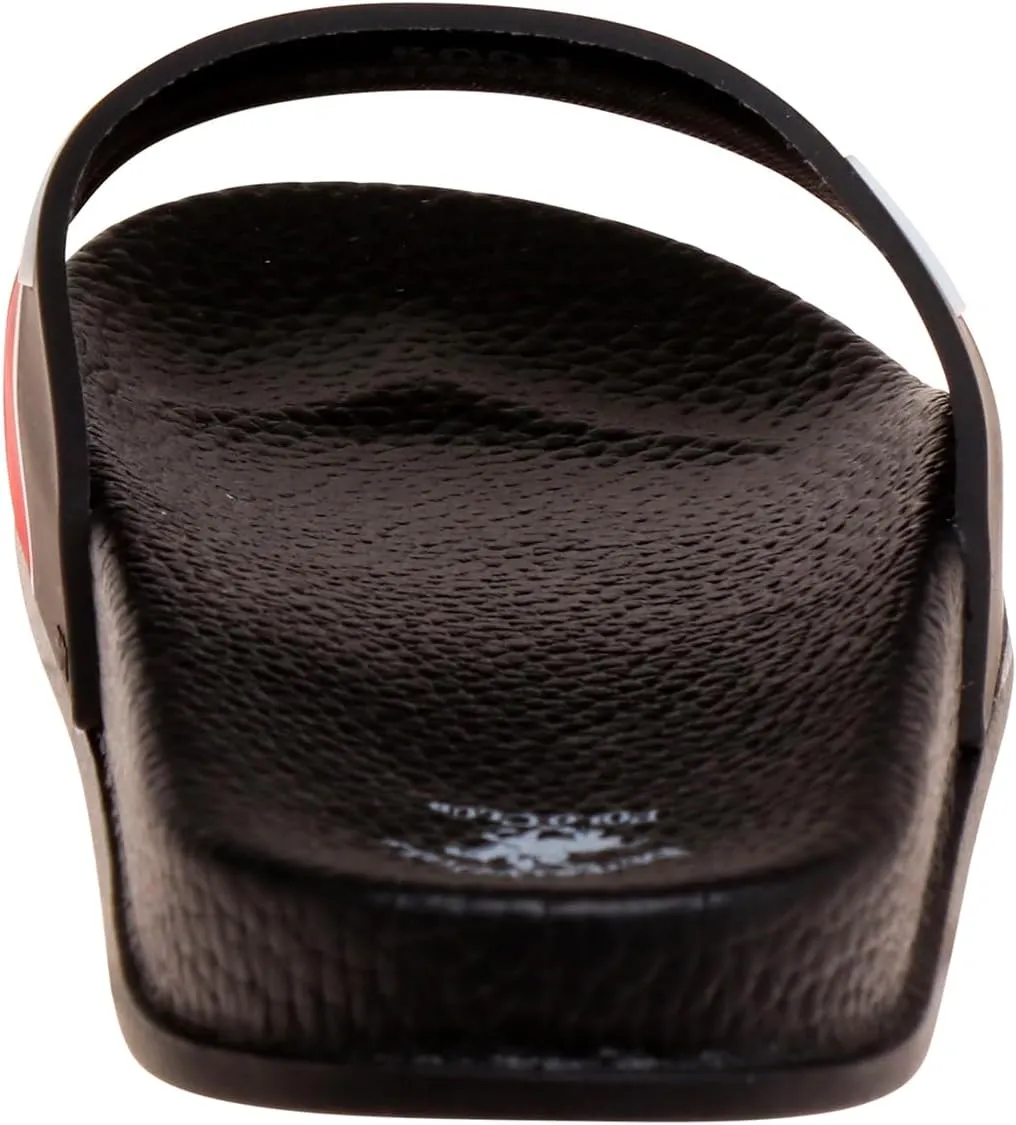Beverly Hills Polo Club Boy's Slides Comfortable Non-Slip Sandals (Toddler-Big Kid)