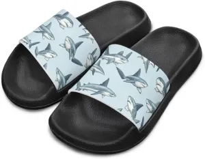 Boys Sandals with Non Slip Footbed Casual Slides Sandals Open Toes Flat