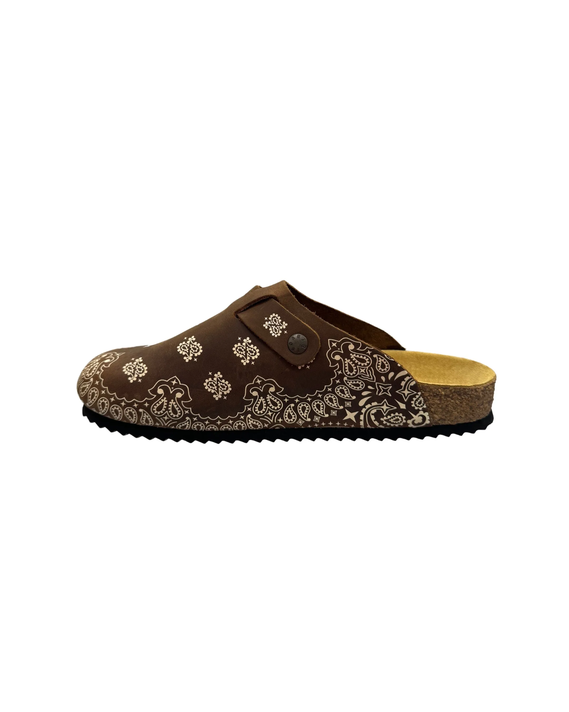 BRAVEST STUDIOS Brown Paisley Mules