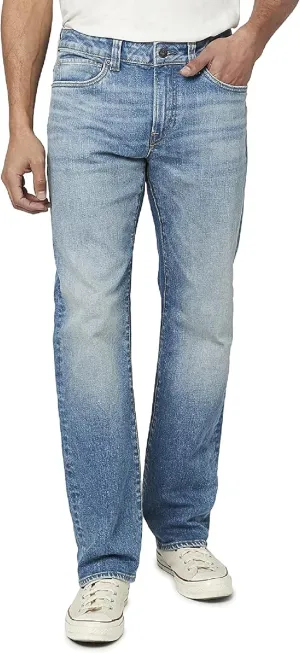 Buffalo David Bitton Men's Relaxed Straight Leg Driven Jean with Stretch Fabric