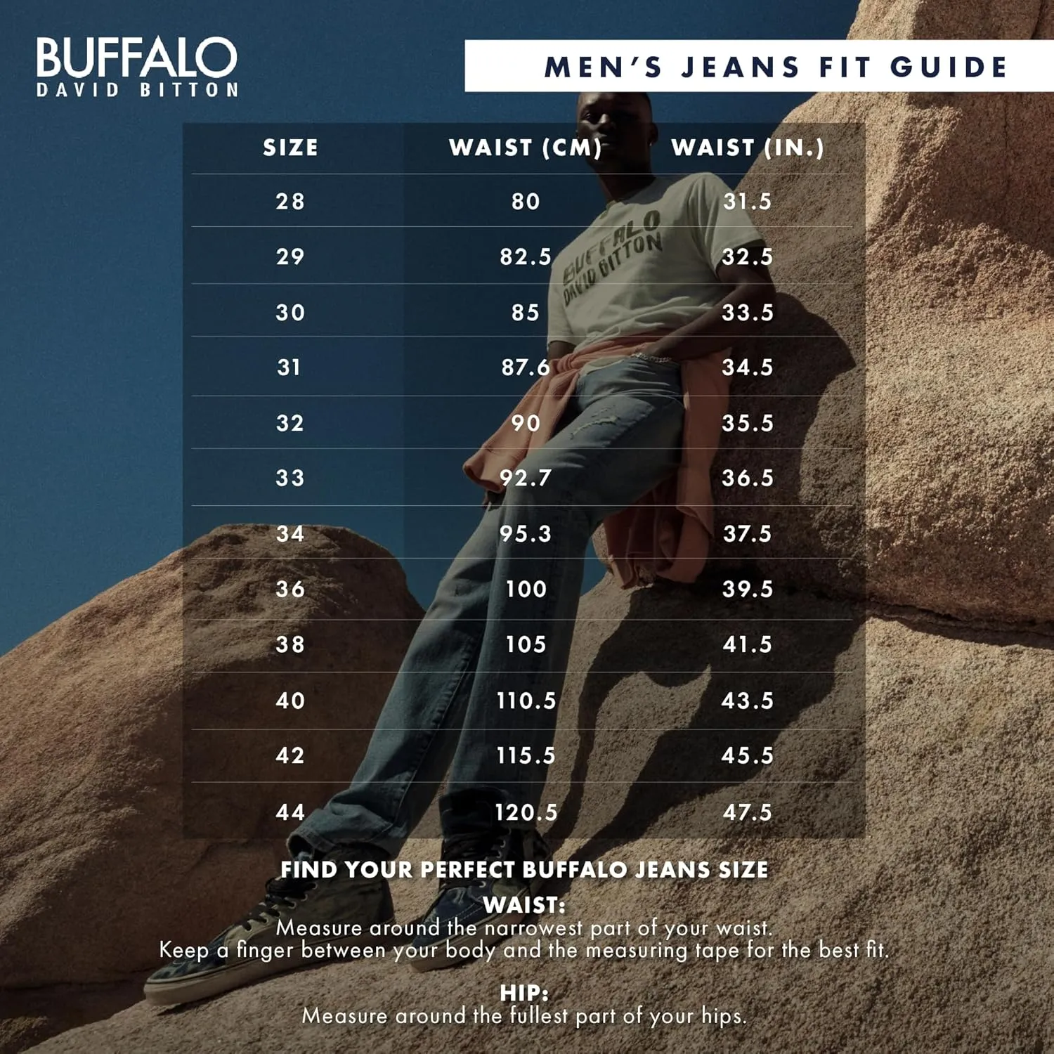 Buffalo David Bitton Men's Relaxed Straight Leg Driven Jean with Stretch Fabric