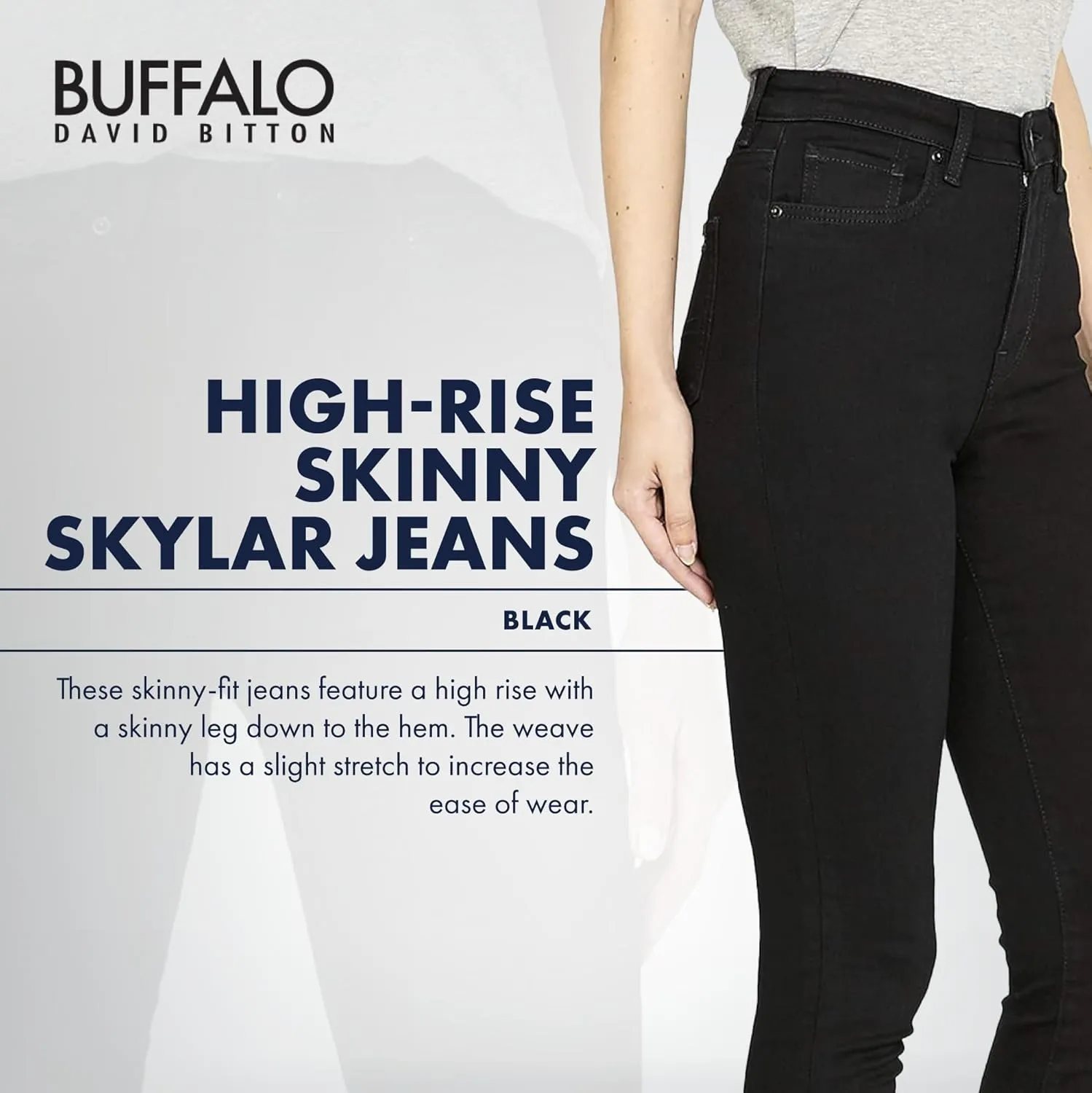 Buffalo David Bitton Women's Skylar High Rise Skinny Jean