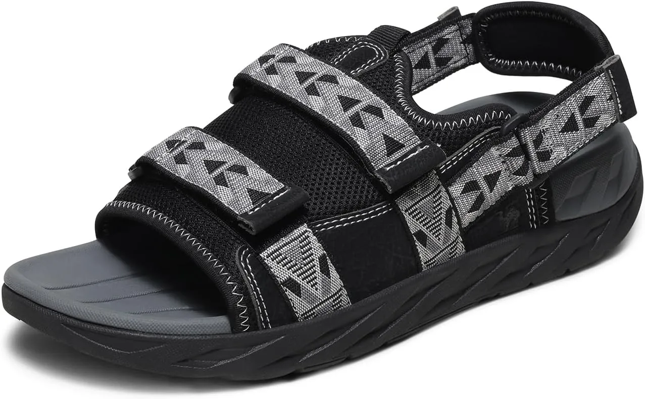 CAMEL CROWN Men's Hiking Sandals Anti-slipping Athletic Water Shoes with Arch Support Adjustable Straps Summer Sandal