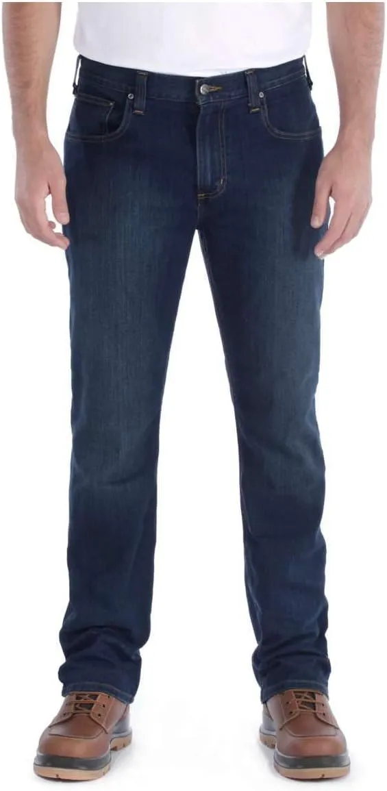 Carhartt Men's Rugged Flex Straight Fit 5-Pocket Tapered Jean, Erie, 30W X 30L