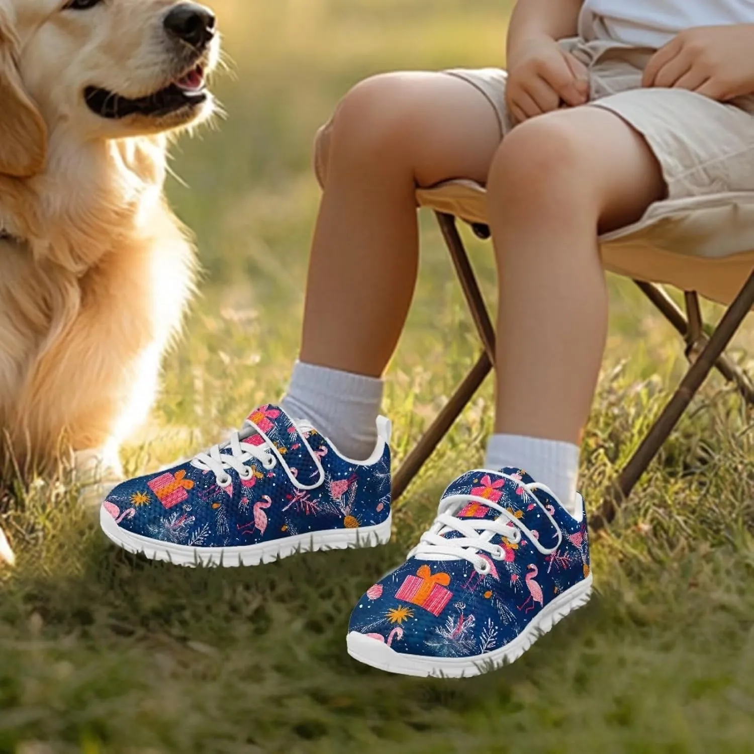 Cartoon Animals Kids Shoes Boys Girls Sneakers Unisex Lightweight Running Shoes Breathable Athletic Fitness Sneakers for Little Kid SizeUS11-15