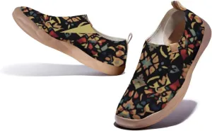 Casual Slip On Loafers for Women Art Painted Travel Shoes Lightweight Comfort Knitted Walking Sneakers