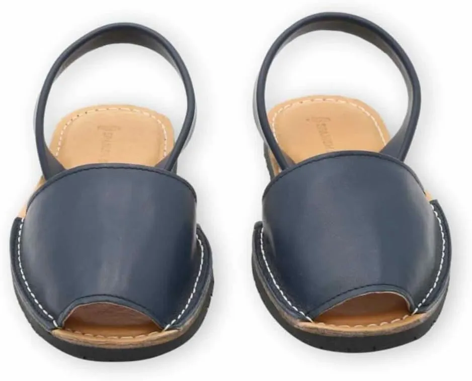 Classic Flat Sandals for Women – Dressy Soft Leather Peep Toe Women’s Flat Sandals, Casual Slip on Flats