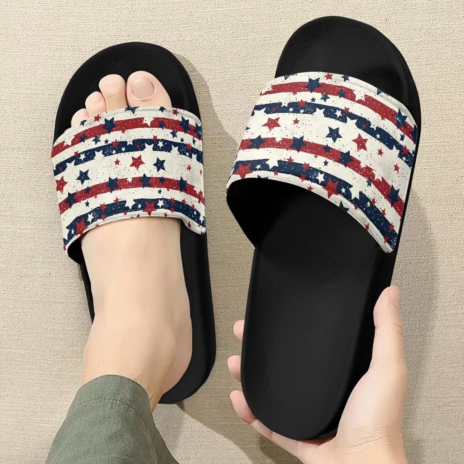 Cloud Slides for Women, Summer Lightweight Womens Sandals Pillow Slides Shower Shoes House Slippers Beach Sandals