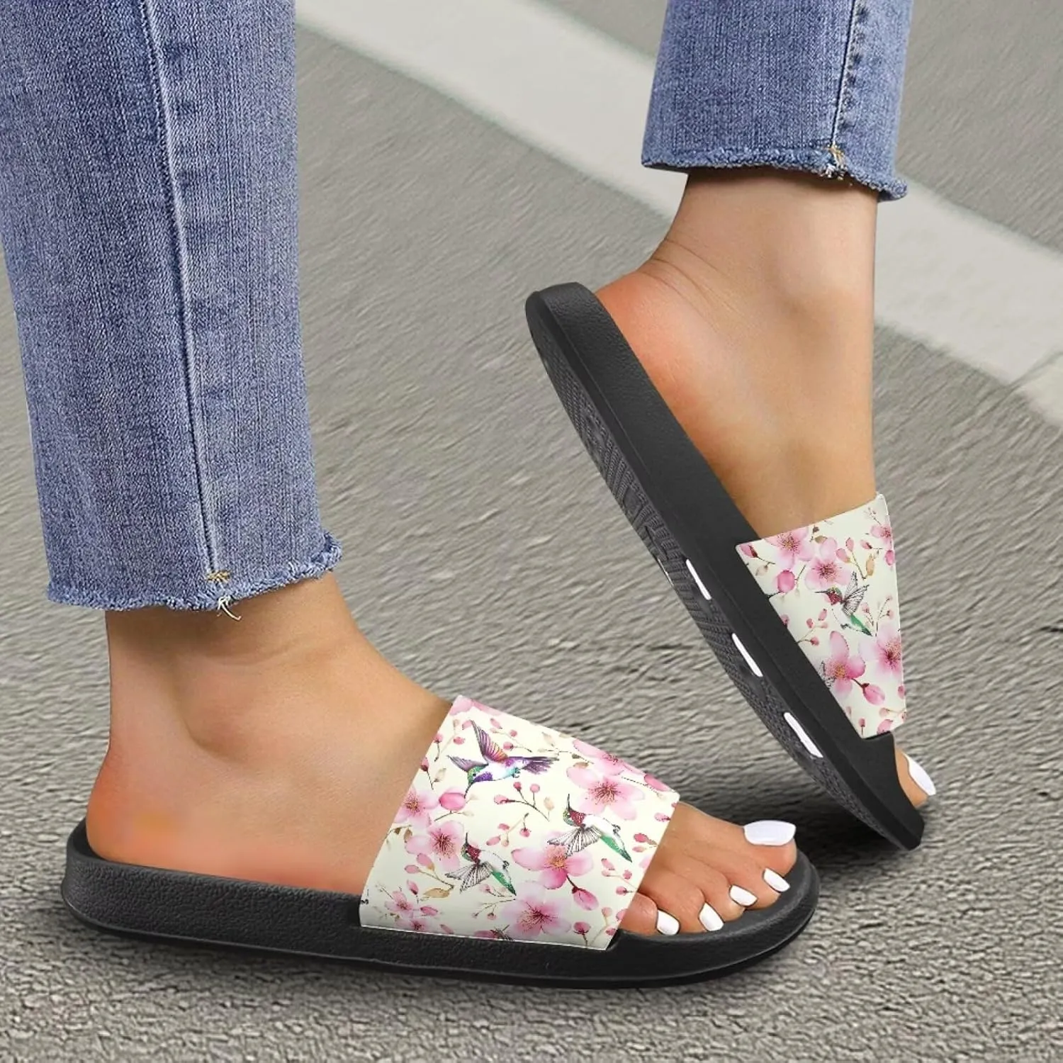 Coloranimal Slippers for Women Sandals Women Comfortable Slide Sandals with Non Slip Sole Fashion Lightweight Shower Shoes House Slippers