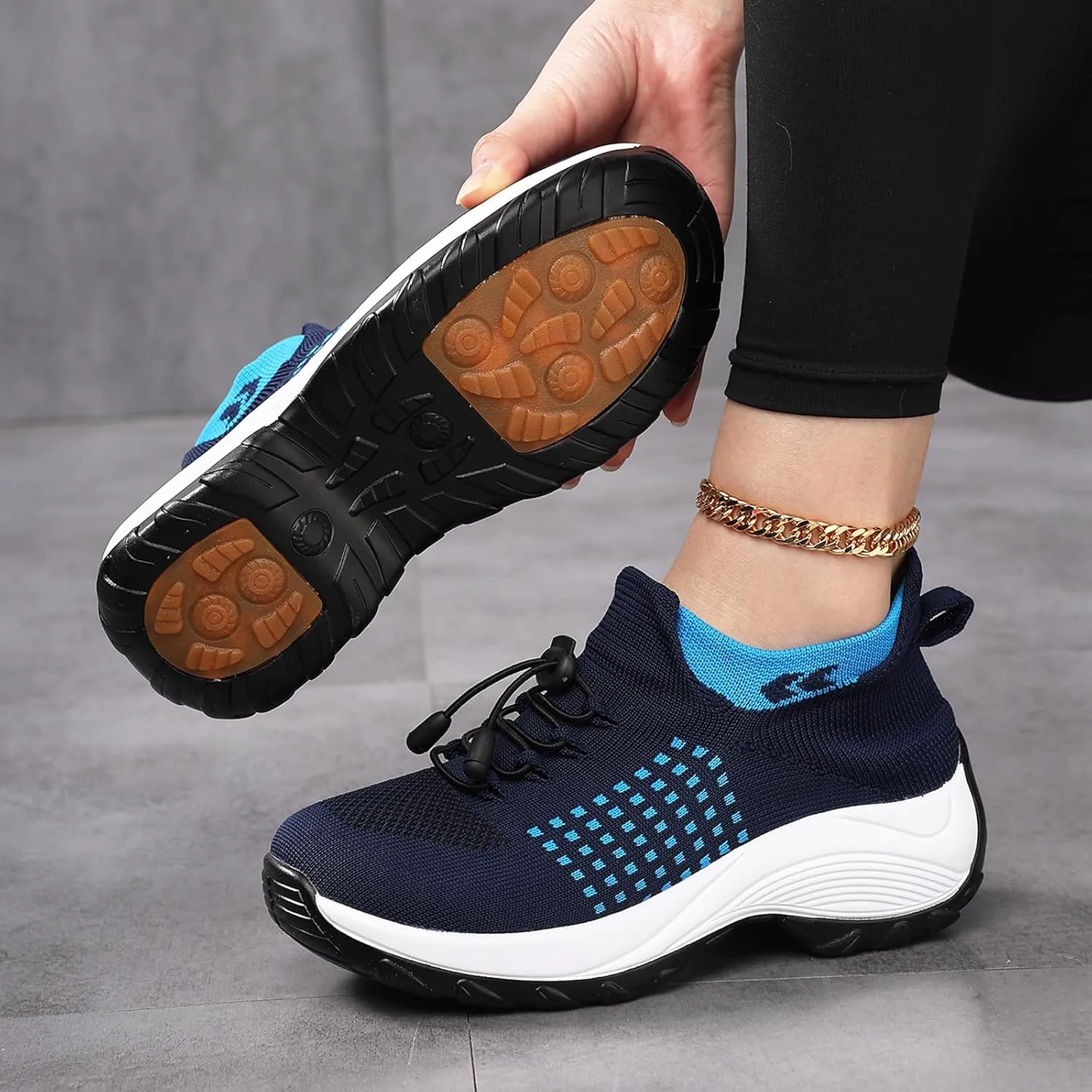 Comfort Wear Orthowear Shoes for Women&Men Orthopedic Shoes Lightweight Casual Breathable Running Walking Sneakers Non Slip Stretch Cushion Shoe Athletic Ortho Comfortwear for Plantar Fasciitis Unisex
