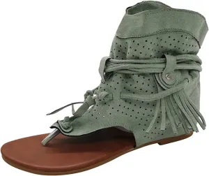 Comfortable Slip on Slide Sandals for Women Comfort Elastic Strap Flat Sandal Comfortable Walking Flat Sandals