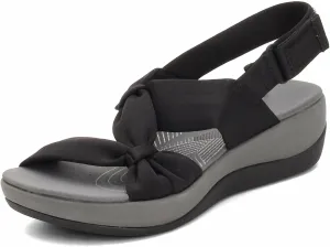 Comfortable Wedge Sandals for Women Novelty Casual Soft Straps Hook and Loop Open Toe Platform Sandals Summer Lightweight Breathable Outdoor Shoes