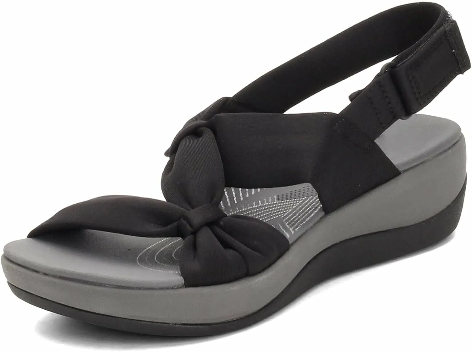 Comfortable Wedge Sandals for Women Novelty Casual Soft Straps Hook and Loop Open Toe Platform Sandals Summer Lightweight Breathable Outdoor Shoes