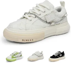 Cool Chunky Sneaker for Women Y2K Sporty Platform Sneakers Thick Sole Aesthetic Walking Shoes