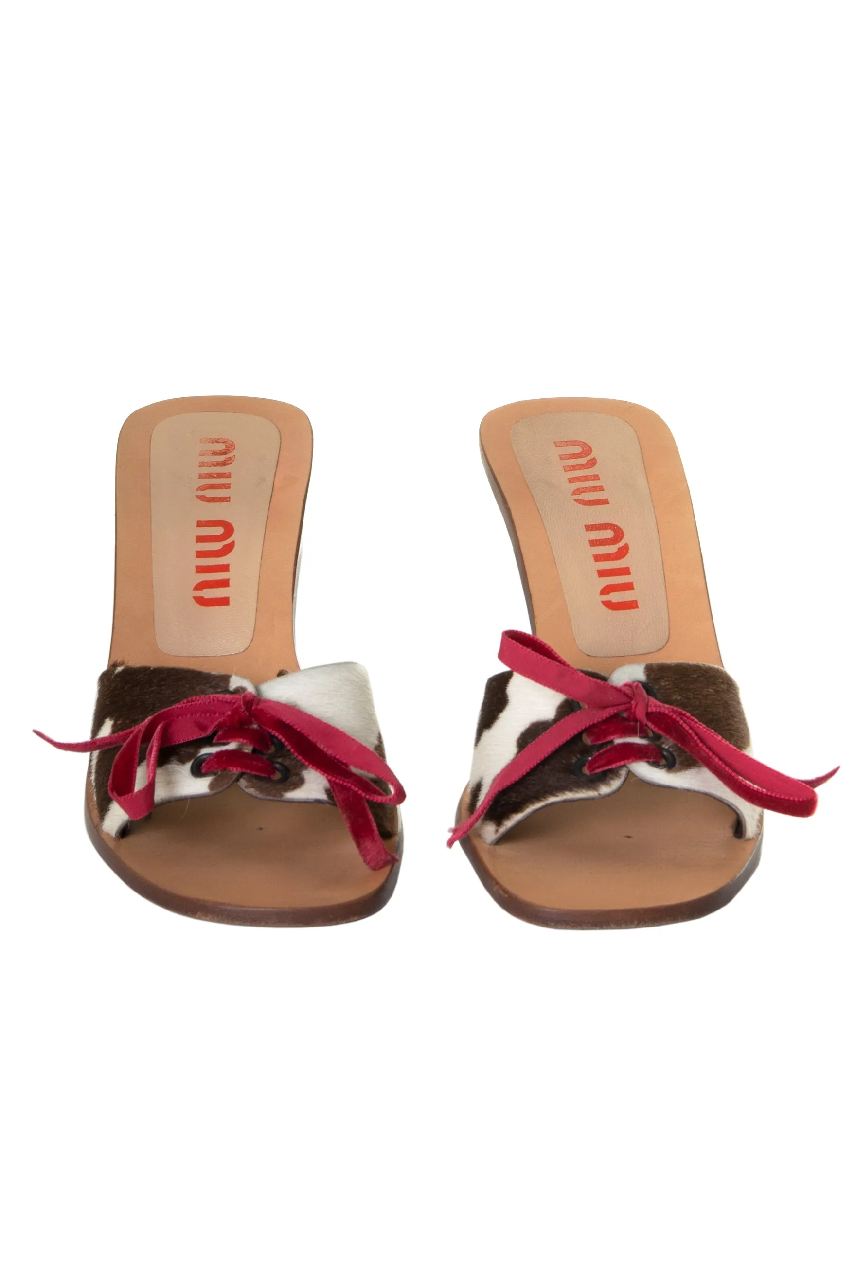 Cowhide Mules 37.5