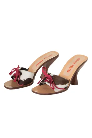 Cowhide Mules 37.5