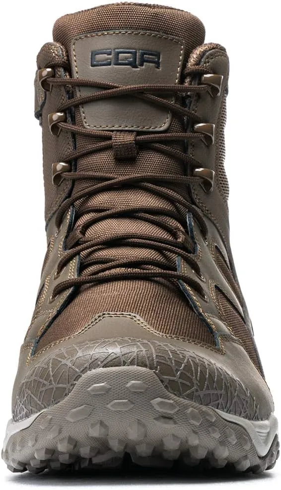 CQR Men's Military Tactical Boots, Lightweight 6 Inches Combat Boots, Durable EDC Outdoor Work Boots