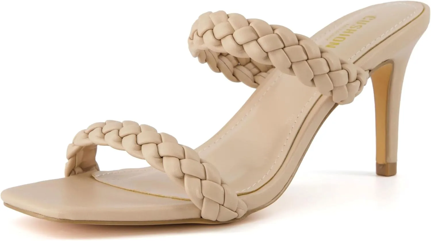 CUSHIONAIRE Women's Pippa braided dress sandals  Memory Foam, Wide Widths Available