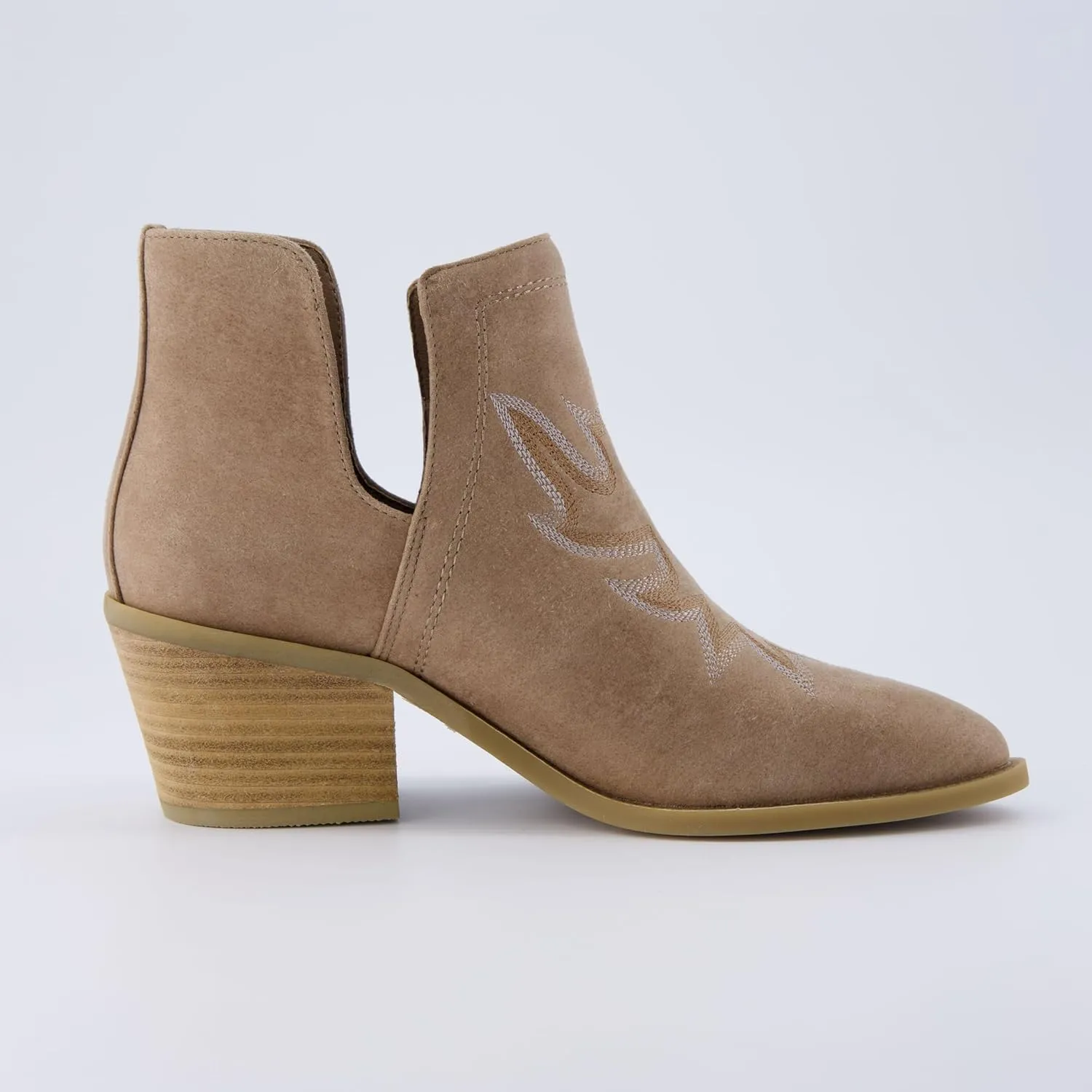 CUSHIONAIRE Women's Rustler Western bootie  Memory Foam, Wide Widths Available