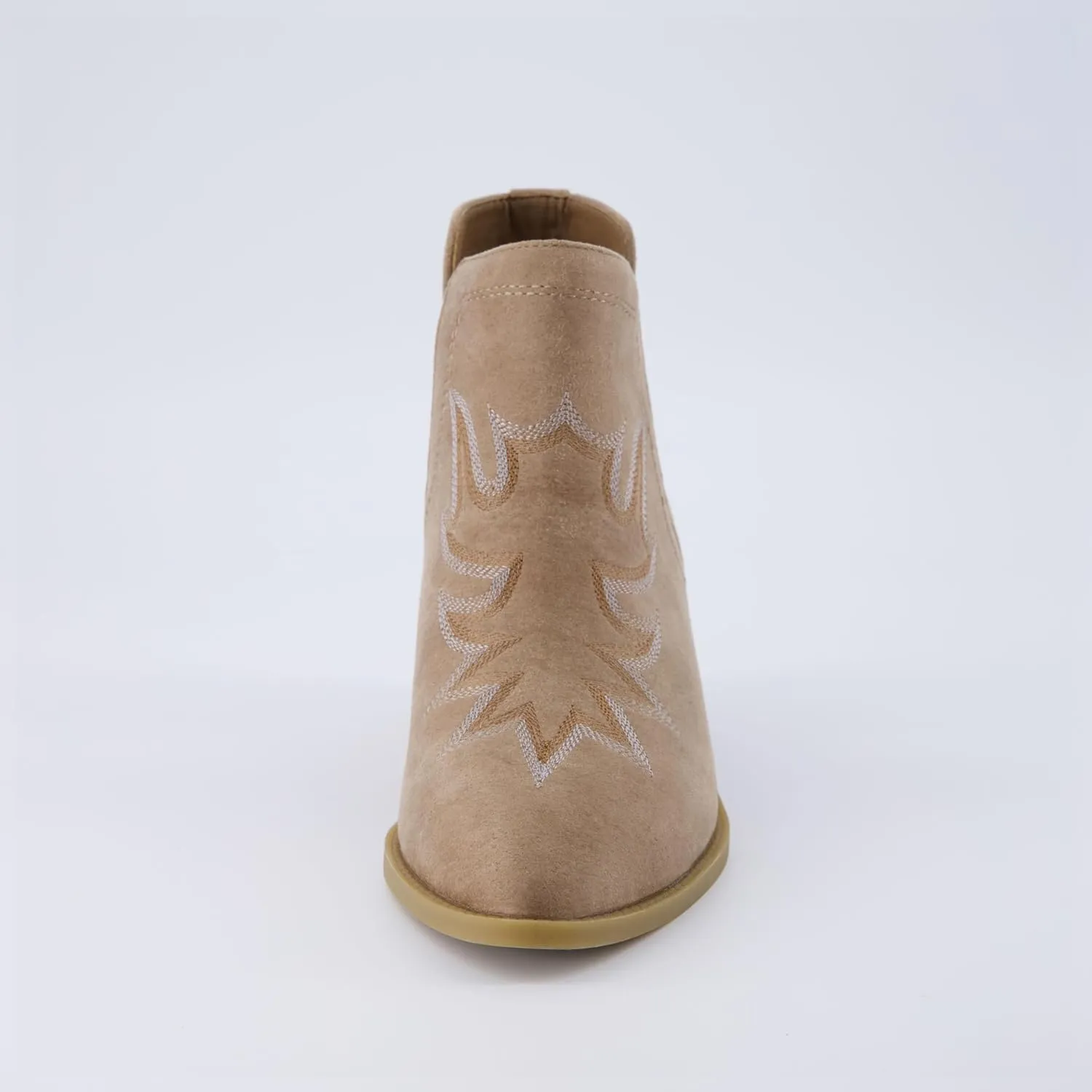 CUSHIONAIRE Women's Rustler Western bootie  Memory Foam, Wide Widths Available