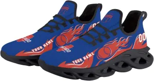 Custom Baseball Flex Control Sneakers Personalized Fan Men's Breathable Name Number Gift Workout Athletic Gym Slip-on Shoes