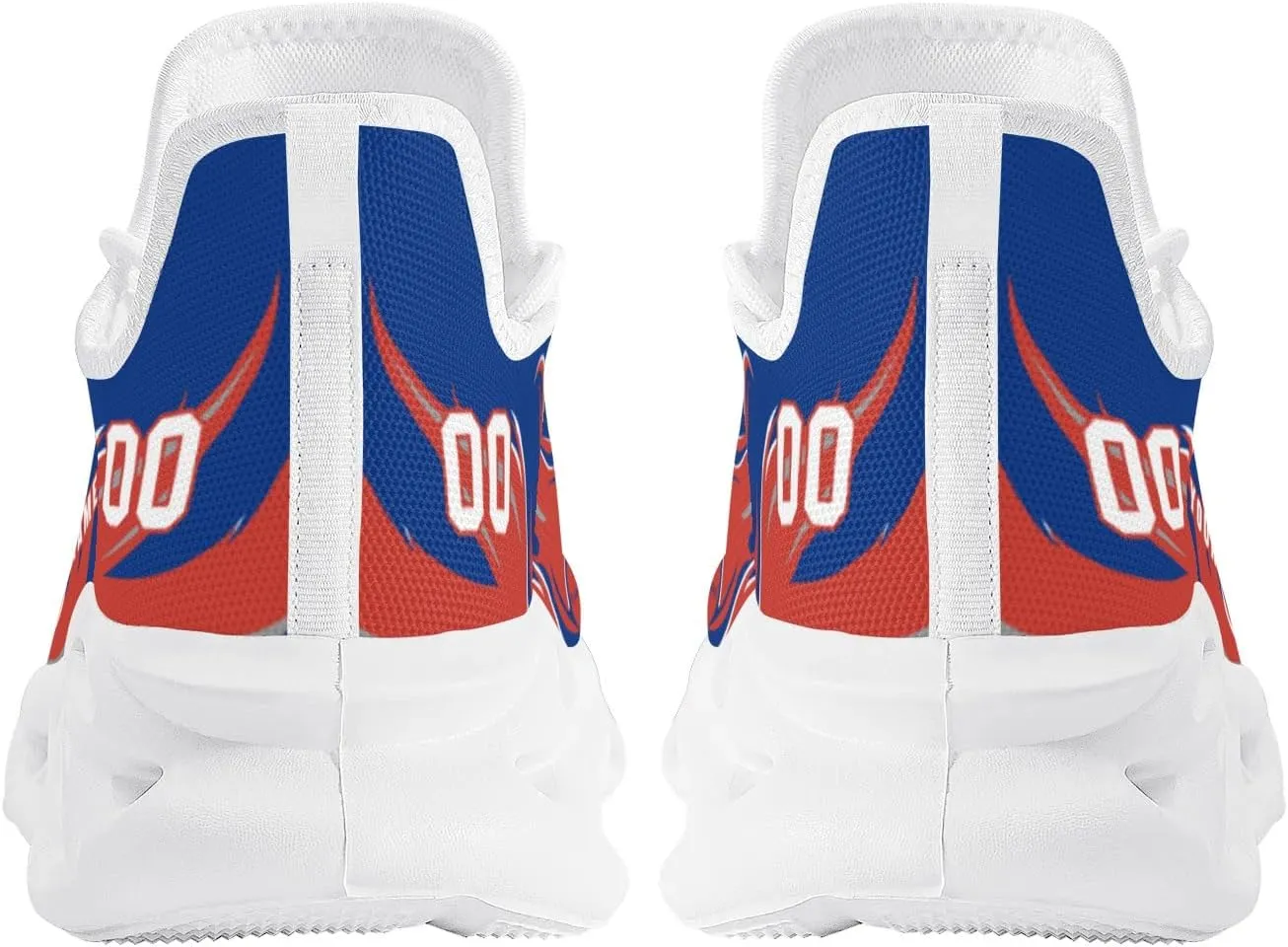 Custom Baseball Flex Control Sneakers Personalized Fan Men's Breathable Name Number Gift Workout Athletic Gym Slip-on Shoes